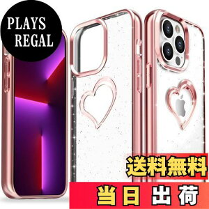 yzVena vLove Glitter Apple iPhone 13 Pro (6.1" C`) p P[X (n[ǧ` | MagSafeΉ) ϏՌ NA ~ TPUop[ y P[X - [YS[h