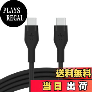 yzBelkin USB-C to USB-C VR P[u iPhone 15 / MacBook/iPad mini/iPad Pro/iPad Air/Galaxy/AndroidX}[gtHΉ }[d PDΉ ϋv 1[g ubN BOOST CHARGEFlex CAB009bt1MBK