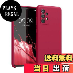 【送料無料】kwmobile スマホケース Samsung Galaxy A52 / A52 5G / A52s 5G対応 ケース - TPU リキッド シリコン カバー - 耐衝撃 傷防止 サラサラ Case