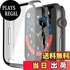 【送料無料】ULOE 対応 Apple Watch Series 9 / Series 8 / Series 7 45mm 用 ケース, 対応アップルウォッチ S9/S8/S7 45mm 保護カバー ガラスフィルム 一体型 PC素材全面保護(クリア)