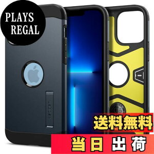 �y���������zSpigen iPhone 13 Pro Max �P�[�X 3�w�\�� �X�^���h�t�� �ČRMIL�K�i�擾 �J�����ی� ���h�~ �Ռ��z�� ���C�����X�[�d�Ή� �^�t�E�A�[�}�[ ACS03223 (���^���E�X���[�g)