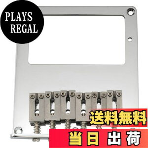 【送料無料】Musiclily Pro弦ピッチ10.8mm テレキャスターハムバッカーブリッジ 6WAYステンレススチールサドルTLエレキギター用、クローム
