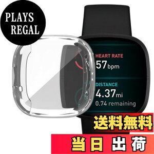 yzFitbit Versa 3 P[X Fitbit Sense \tgP[XyELMKzSʕی ϏՌ ߗ _炩 EȒP TPU EIb` یP[X ^ Jo[ tBbgrbg Versa3 / Sense op[ Ή