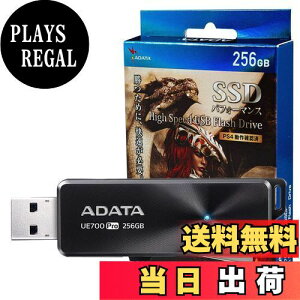 yzADATA SSD ptH[}X 256GB nCXs[h USB tbVhCu UE700 Pro őǍxF360MB/b PS4 [J[mF ubN AUE700PRO256GSSDP