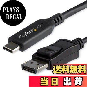 yzStarTech.com USB-C - DisplayPort ϊA_v^P[u 1.8m 8K/30HzΉ HBR3 Thunderbolt 3 ݊ CDP2DP146B