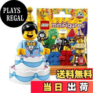 yzS(LEGO) ~jtBMAV[Y 18 P[LjyJzb LEGO Collectable Minifigures Series 18 Birthday Cake Guy y71021-10z