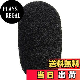 【送料無料】GONKISS ヘッドセット インカム マイク風防 スタンダード マイクスポンジ 黒 (5個セット)
