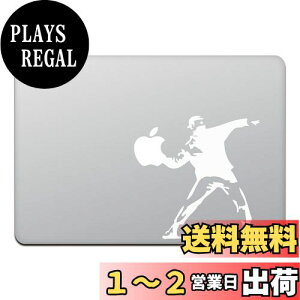 yzJChXgA MacBook Air/Pro 11 / 13C` }bNubN XebJ[ V[ oNV[ gt KC Banksy Molotov Guy 13C` zCg M424-13-W