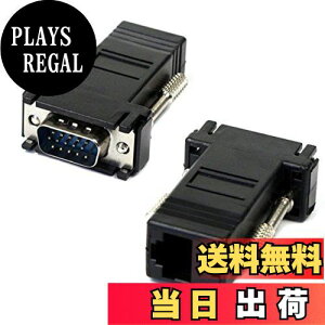yzCablecc 2pcs VGA ExtenderIXto Cablecc LAN cat5 cat5e rj45C[TlbgXA_v^