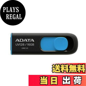 yzADATA Technology USB3.0t^tbV[ DashDrive UV128 16GB (ubN+u[) AUV128-16G-RBE