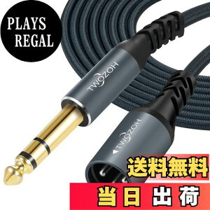 yzTwozoh WbN 6.35mm - XLR IX 3s I[fBI P[u 1M, ґgXLRIX - 1/4 TRS XeIM^[P[u (Profesional/Hifi)