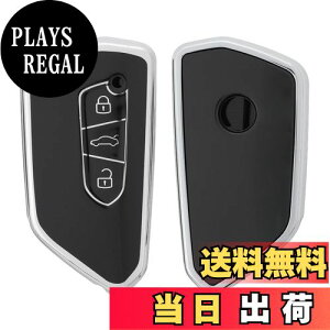 yzkwmobile VW Golf 8 3-{^ Ԃ̃L[Ή L[P[X - L[Jo[ Jo[ TPU dグ - Ԍ ϏՌ ی F/Vo[