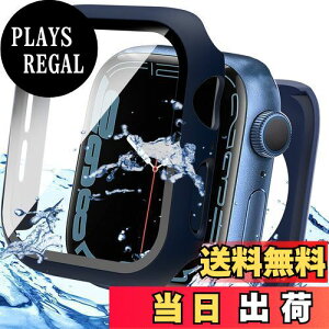 yzMiimallyV^3 in 1یhP[XzΉ Apple Watch Series 8 45mm/7 45mm P[X {̂Sʕی AbvEHb`8 2022 3in1 wʃJo[ KXtC ʃJo[ h V^P[X X|