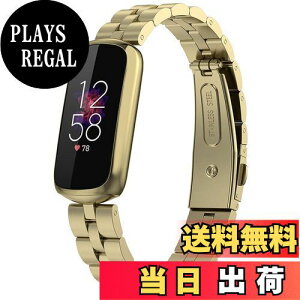 �y���������z�Ή�Fitbit Luxe/Luxe Special Edition �o���h �X�e�����X �t�B�b�g�r�b�g Luxe �o���h �ϋv�� �K�тɂ��� Fitbit Luxe Special Edition �����x���g ���߉\ �r�W�l�X�� �j���ʗp�i�S�[���h�j