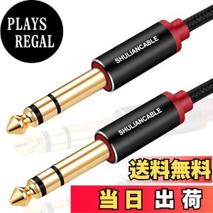 yzSHULIANCABLE 6.35mm M^[ P[uC WvO IX-IX ~LT[ M^[ Av Xs[J[̐ڑp (2M)