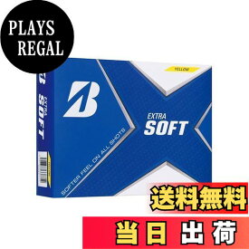 【送料無料】BRIDGESTONE(ブリヂストン)ゴルフボール EXTRA SOFT 2021年モデル 12球入 イエロー