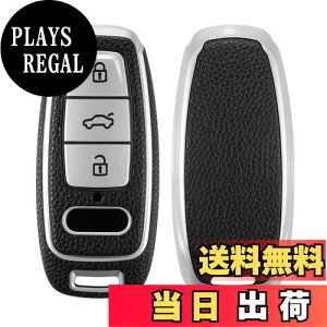 yzkwmobile یP[X Audi A6 A7 A8 Q7 Q8 3-{^ Ԃ̃L[ KeylessΉ - X}[gL[ TPUی VR L[Jo[ Ԃ̌ - Vo[/F