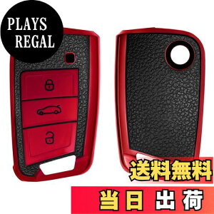 yzkwmobile یP[X Ή: VW Golf 7 MK7 3-{^ Ԃ̃L[ - X}[gL[ TPUی VR L[Jo[ Ԃ̌ - ԐF/F