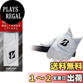 BRIDGESTONE(ブリヂストン) ゴルフグローブ メンズ GLG10 TOUR PREMIUM ホワイト ゴルフ グローブ 手袋