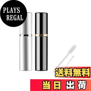 【送料無料】YINKE アトマイザ ー 詰め替え ポータブル クイック 香水噴霧器 携帯用 詰め替え容器 香水用 メンズ 女性用 5ml 2色セット スポイト付き/詰め替えノズル付き 小分けボトル 香水ボ