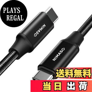 yzNIMASO USB C Type C P[u USB3.1Gen2y100W/5A}[d PDΉ 4K / 60Hz fo 2mz ^Cvc P[u iPhone16/ 15 V[Y MacBookAiPad mini6AiPad Protype c@ΉNCA20E73