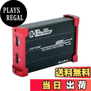 yzMirabox 4K Lv`[{[h USB 3.0rfIQ[Lv`1080p @ 60fps PS4 Xbox Wii UPS3HD LoopoutŃT|[gAvOAhvCT|[gHDMIQ[Cu^/HDMIrfI^/
