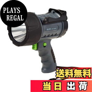 【送料無料】エルパ (ELPA) LEDパワーライト 軽量 明るさ最大400lm 防水:IPX7(防浸形 ホイッスル付 DOP-LSP010