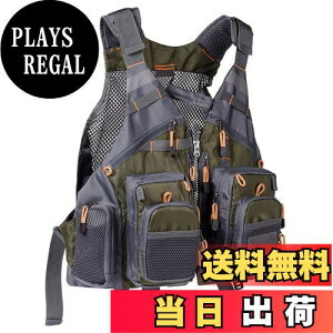 【送料無料】Bassdash(バスダッシュ) フィッシングベスト 釣り メッシュ アウトドア トップス 多機能ベスト 男女兼用 フリーサイズ