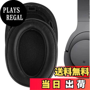 �y���������zGeekria �C���[�p�b�h QuickFit �݊��� �p�b�h �\�j�[ Sony MDR-100ABN WH-H900N �w�b�h�z���ɑΉ� �p�b�h �C���[/�C���[�J�b�v (�v���e�C�����U�[/�u���b�N)