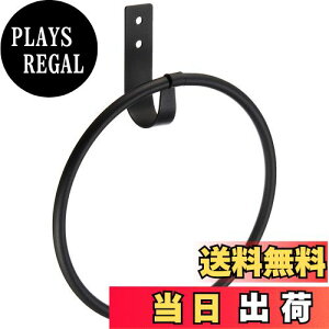 【送料無料】SANEI タオル掛け アイアンリング ブラック W5707-D
