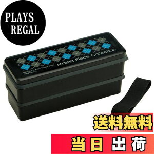 【送料無料】スケーター(Skater) 弁当箱 2段 シリコン製内蓋付 900ml 大容量 ランチボックス マスターピース ブラック 男性用 日本製 SSLW9