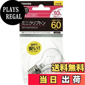 �y���������z���Ń��C�e�b�N �~�j�N���v�g���d�� 60W KR110V54WCA