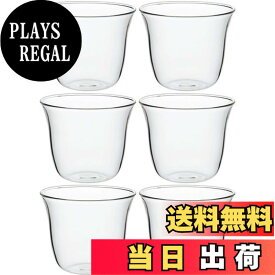 【送料無料】iwaki(イワキ) 耐熱ガラス スイーツカップ パフェ 240ml ×6個セット KBT944