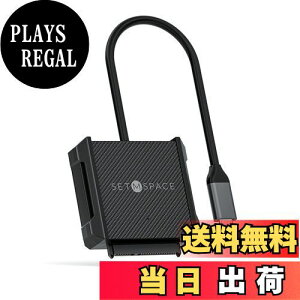 yzSETMSPACE SATA USB C 3.0ϊP[u 2.5C`/3.5C`n[hfBXNhCu HDD SSD SATA USB TYPC CϊP[u5Gbps  12V 2AdA_v^t-0.3M
