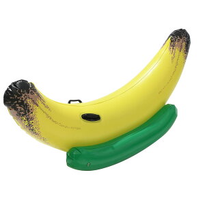 【送料無料】バナナフロート 浮き輪 うきわ 130cm ユニーク ボート 果物 食べ物 夏 プール 海 浮く かわいい 黄色 海水浴 川遊び 水遊び ビーチ 水遊びグッズ 夏 子ども おもちゃ (バナナフロー