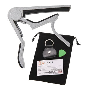 【送料無料】Phoenix ワンタッチ ギターカポタスト【type R】巾着袋/ピック/ピックケース/メーカー書<4点付き> 色:シルバー