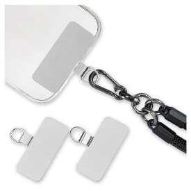 【送料無料】[ALUBES] タグパッチ 薄型 色：シルバー、サイズ：2点