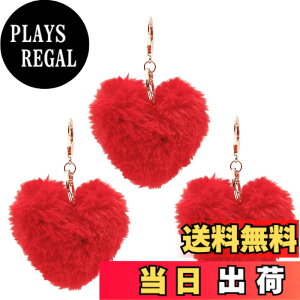 �y���������z[APOSITV] �t�@�[ �`���[�� �L�[�t�H���_�[ �n�[�g �p�[�c �� ���b�h 3�Z�b�g ���b�h�Z�b�g �T�C�Y�F9cm 9cm