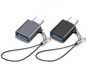 yzSecchuu USB-C & USB 3.2 ϊA_v^ Type C USB-A ő10Gbps MacBook Pro/MacBook Air/iPad Pro ̑ USB-C [p FFGray Black