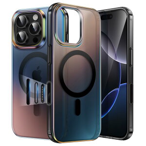 yzJETech iPhone 16 / iPhone 16 Pro Max p FP[X JRg[tBe{^ MagSafeɑΉ 킢 j[N fUC Jt Jo[ FFFubNAT