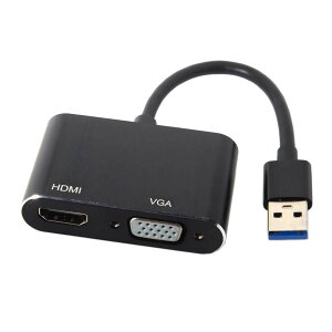 yzJSER USB 3.0 & 2.0 - HDMI & VGA HDTVA_v^[P[u OtOtBbNXJ[h Windows Mac m[gp\RΉ FFHDMI+VGAB