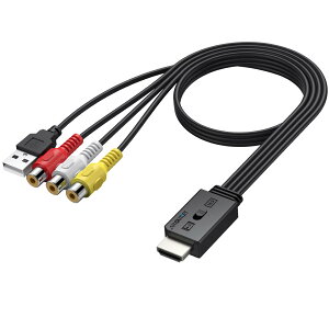 yzAUTOUTLET HDMI Ro[^[ 1080P AV to HDMI Ro[^[ TCYF20cm RCA XP[u