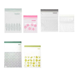【送料無料】IKEA 再利用可能 ISTAD【3種セット】/イースタード プラスチック袋 ジッパー 小1箱(0.4Lx30袋 1Lx30袋) 中1箱(1.2Lx25枚 2.5Lx25枚) 大1箱(4.5Lx15枚 6Lx15枚) 色:ブルー