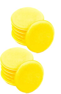 【送料無料】LeTradeJP 洗車スポンジ 12枚入り 直径10cm 丸型 ワックス スポンジ タイヤワックス スポンジ 軽量 塗りやすい 汚れ落とし ポリッシング ソフト 研磨スポンジ 車 ワックス 洗車用品