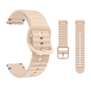 【送料無料】LanQii バンド 用の 22 mm 用の 20mm 対応 時計バンド 柔らかい シリコンバンド スポーツ ストラップ 時計ベルト 防水性 軽量 柔軟なシリコン製 交換ベルト 柔らかい 通気 レディース