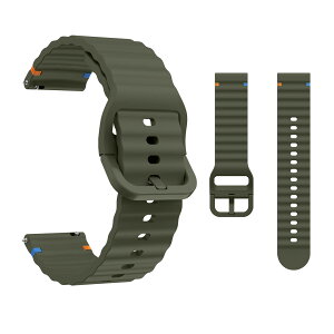 【送料無料】LanQii バンド 用の 22 mm 用の 20mm 対応 時計バンド 柔らかい シリコンバンド スポーツ ストラップ 時計ベルト 防水性 軽量 柔軟なシリコン製 交換ベルト 柔らかい 通気 レディース