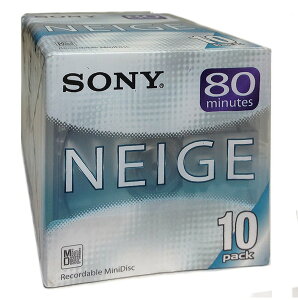 yzSONY MD (~jfBXN) 80 10PACK NEIGE(l[W) 10MDW80NEB
