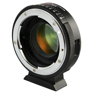 【送料無料】VILTROX マウントアダプター NF-M43X 0.71x スピードブースター マニュアルフォーカス Nikon G&Dレンズ→M4/3 マウント変換 パナソニックとオリンパスM43マウントカメラ適用 色:ブラッ