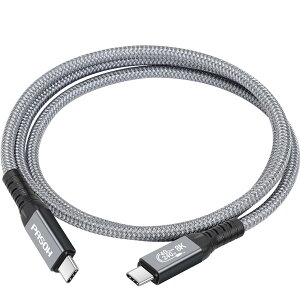 yzPASOW USB-CP[u Thunderbolt 4/USB4 240W}[d 40Gbps f[^] 8KΉ iPhone 16/MacBook/iPad Pro/iMac/Thunderbolt 4/3j^[ TCYF1M
