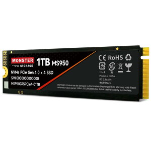 yzMonster Storage NVMe SSD PCIe Gen 4×4 PS5mFς M.2 Type 2280  SSD 3D TLC Ki [J[5N FFubNATCYF1TB